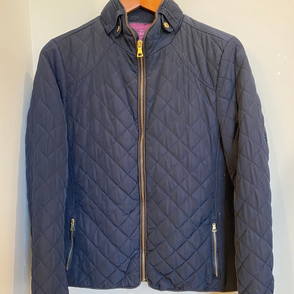 Quilted Navy Blue Jacket
